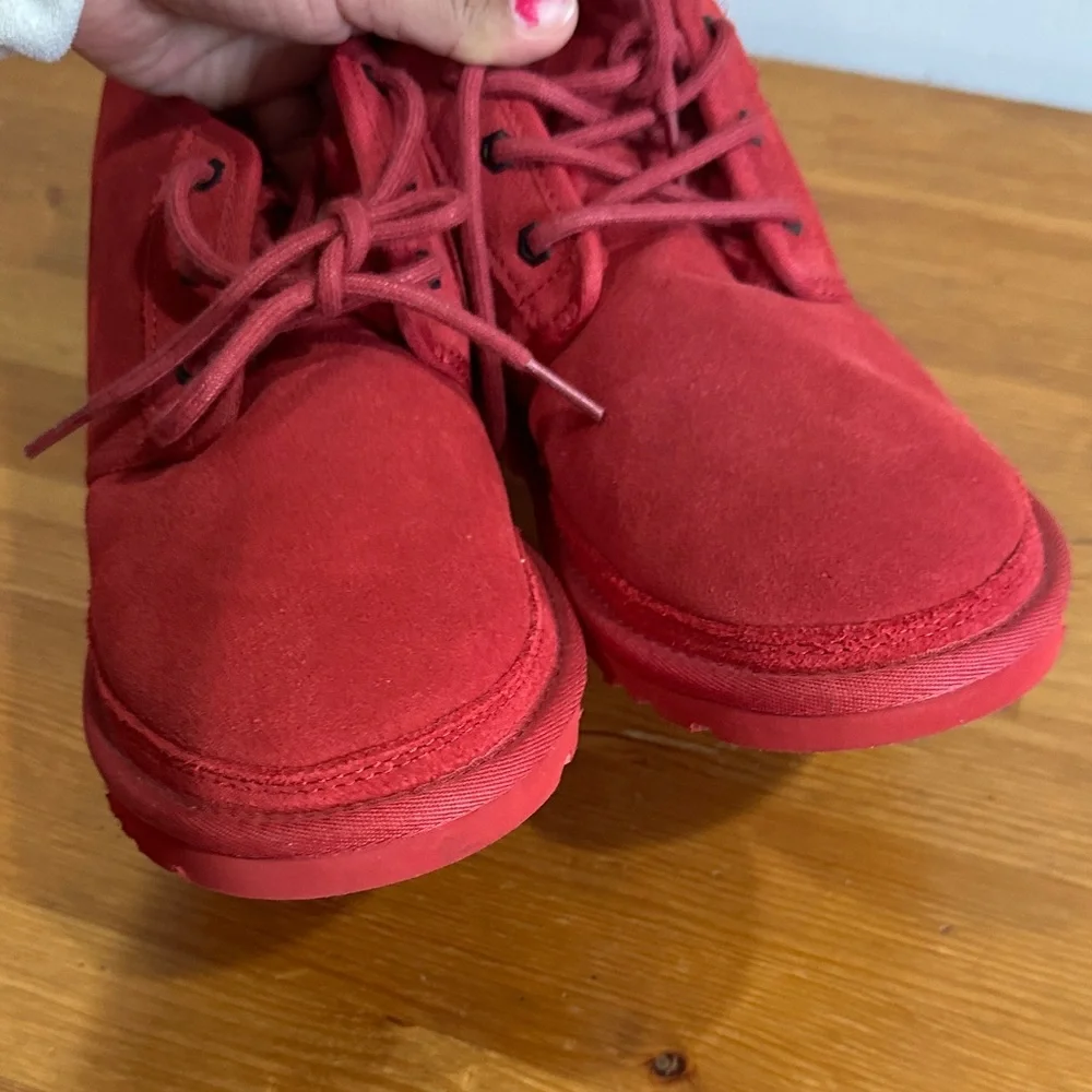 UGG Red Suede Boots for Men’s  Size 8